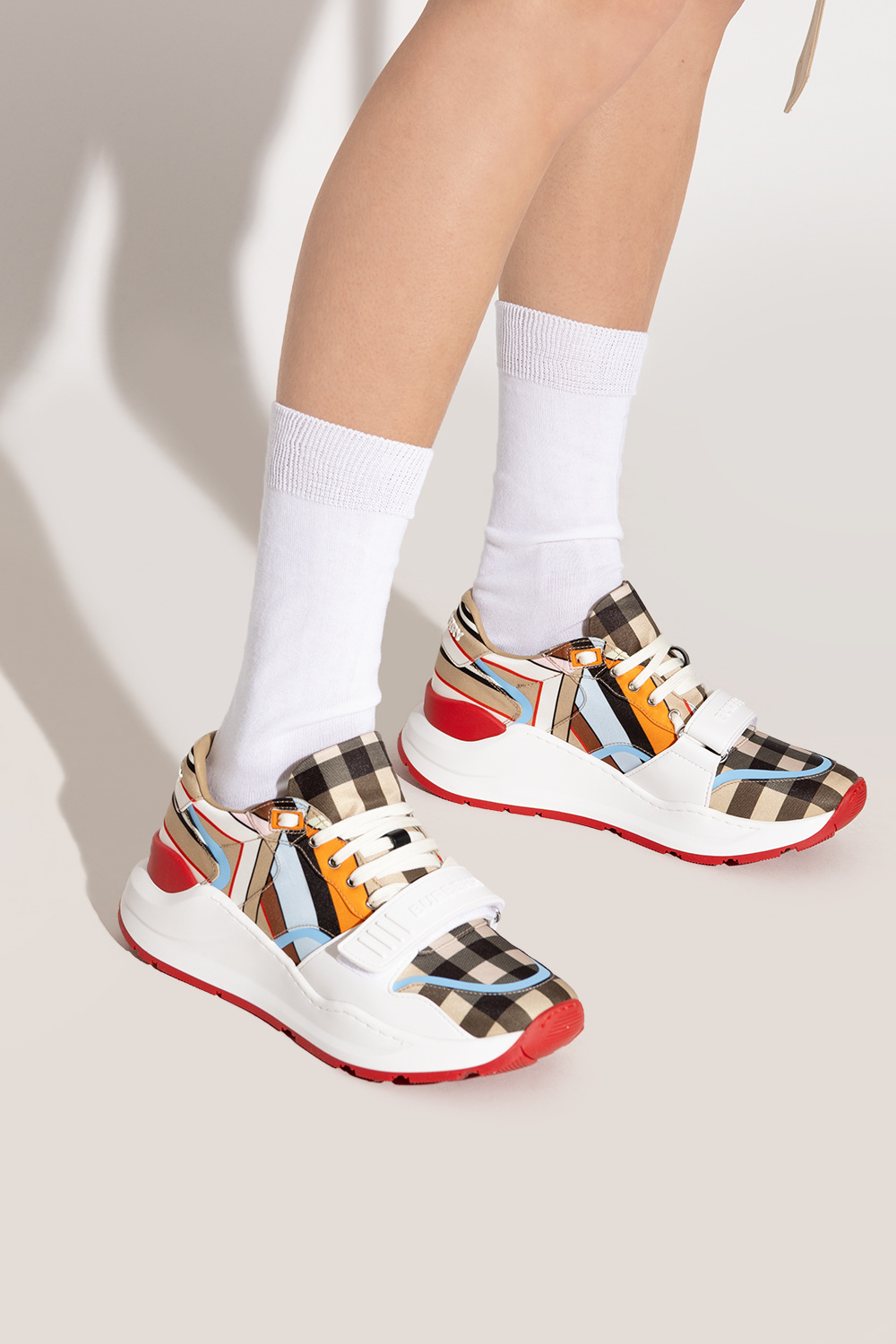 Burberry cheap platform sneakers